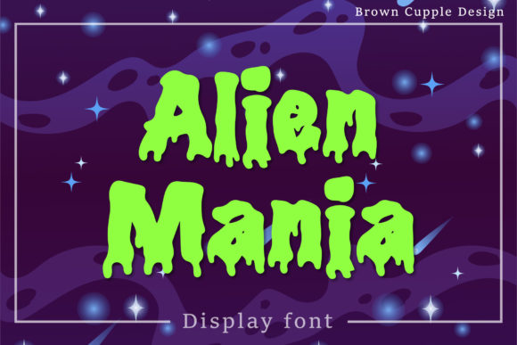 Alien Mania: A Techno Display Font for Bold Branding