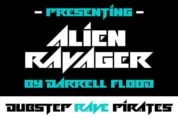 Alien Ravager: A Bold Display Font for Standout Branding