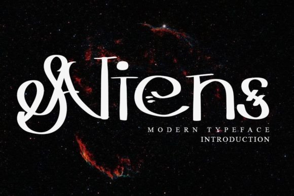 Aliens Display Font for Bold Digital Branding