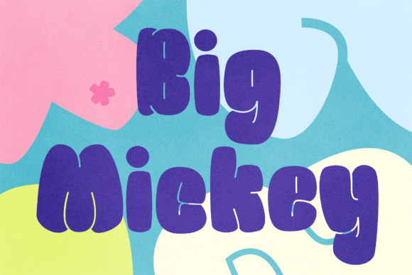 Big Mickey Display Font for Playful Brand Identity