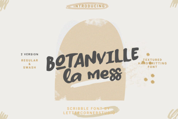 Botanville La Mess Font for Handmade Branding & Printables