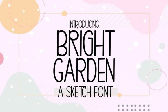 Bright Garden Handwritten Font for Makers
