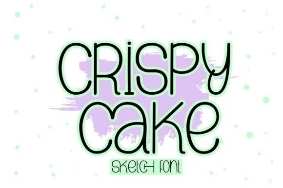 Crispy Cake: A Playful Display Font for Joyful Designs