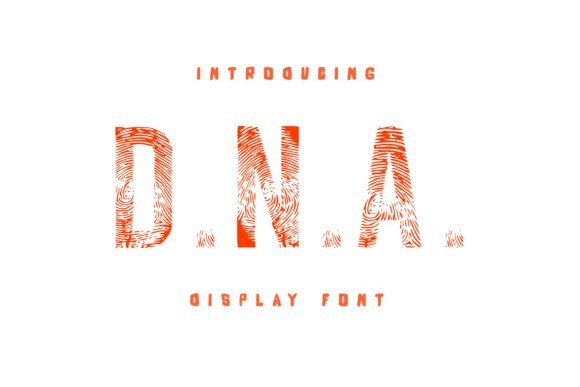 D.n.a Display Font for Editorial Impact