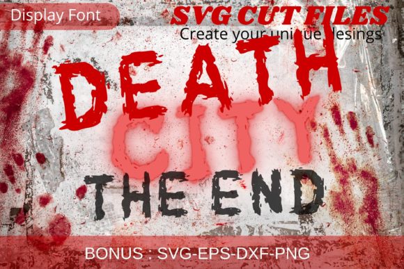 Death City: A Scary, Sketchy Display Font for Bold Branding