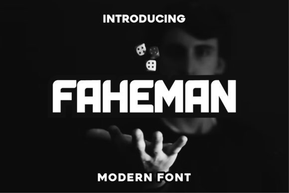 Faheman Display Font for Bold Handmade Branding