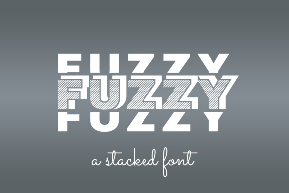 Fuzzy Display Font for Modern Web Design