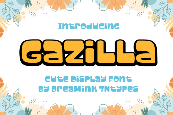 Gazilla Display Font for Handmade Creators
