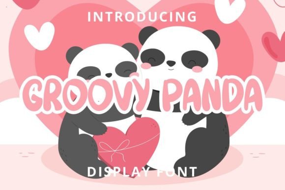 Groovy Panda: A Playfully Nostalgic Display Font for Scroll-Stopping Visuals