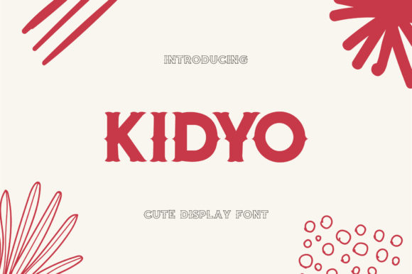 Kidyo Display Font for Bold, Western-Style Campaign Headlines