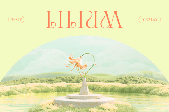 Lilium Display Font for Bold, Elegant Campaign Headlines