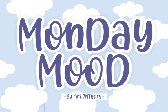 Monday Mood Display Font for Bold, Playful Branding