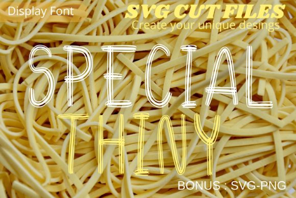 Special Thiny Font: A Display Font That Cuts Through the Feed