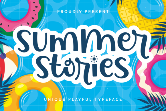Summer Stories Font for Handmade Creatives