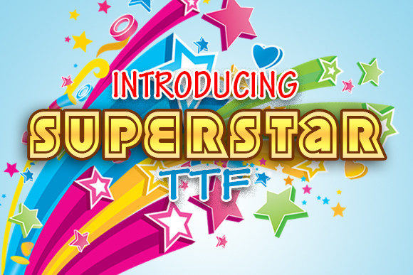 Superstar Font: A Groovy Display Typeface for Bold Digital Branding