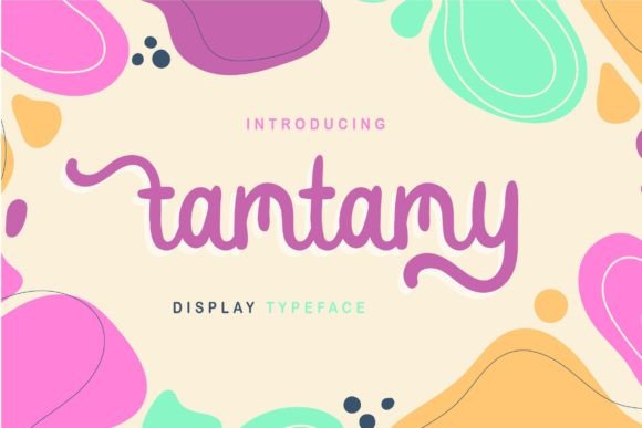 Tamtamy Display Font for Creative Digital Branding