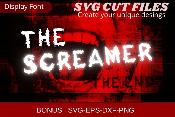 The Screamer Display Font for Bold Branding Projects