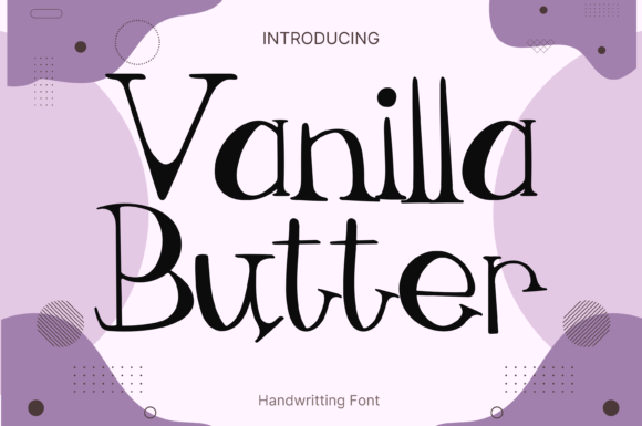 Vanilla Butter Font: Whimsical Display Typeface for Scroll-Stopping Visuals