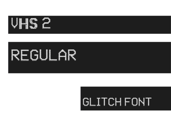 VHS 2 Font for Modern Brand Visuals
